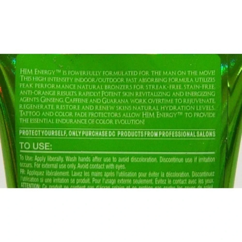 Devoted Creations H.I.M. Energy Dark Tanning Lotion Natural Bronzer 8.5oz Mens